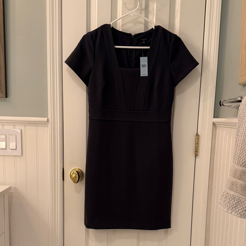 Ann Taylor Classic Hunter Green Mini Dress
